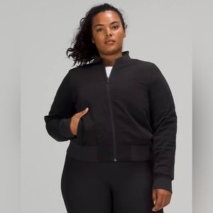 Lululemon Non stop reversible bomber jacket in size 4